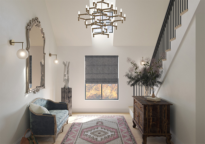 Darwin, Charcoal - Roman Blind - Image 8